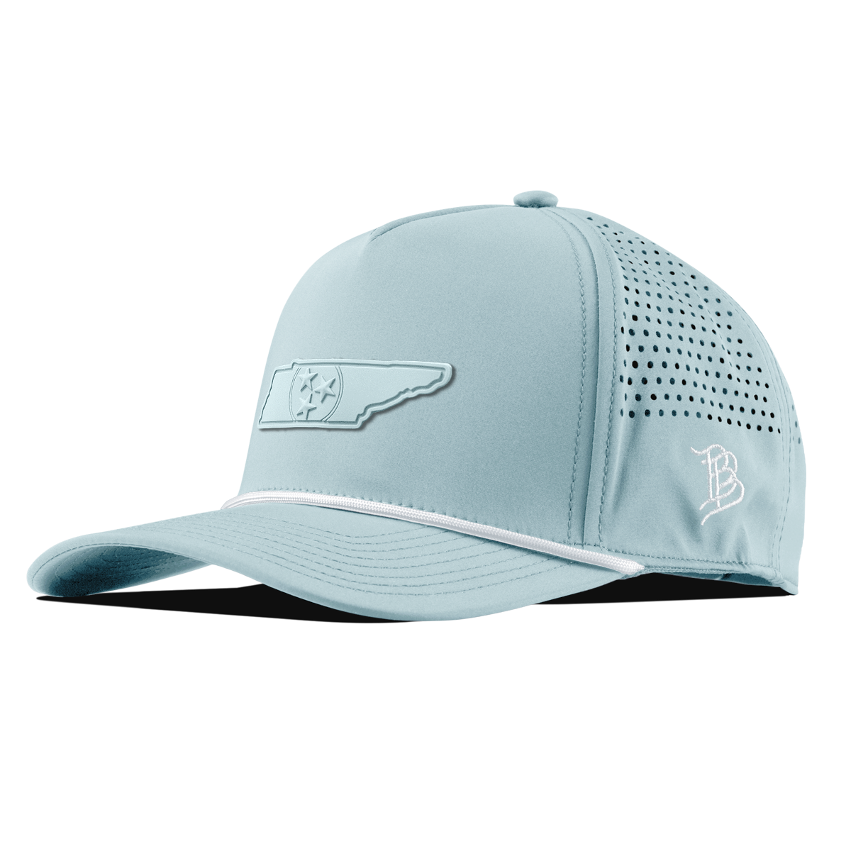 Tennessee Stealth Curved 5 Panel Rope Sky Blue/White