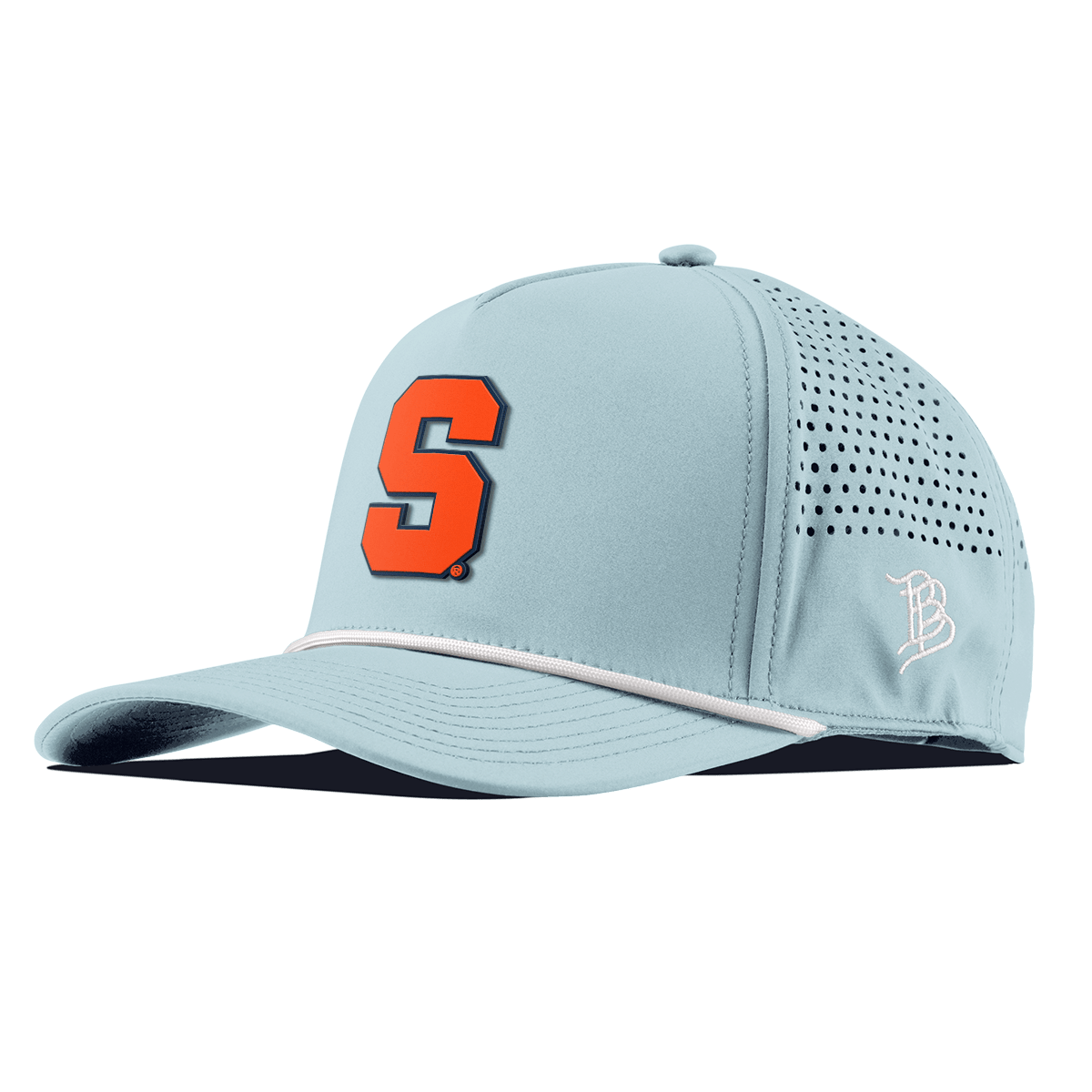 Syracuse University "Syracuse Orange Block" Curved 5 Panel Rope Sky Blue