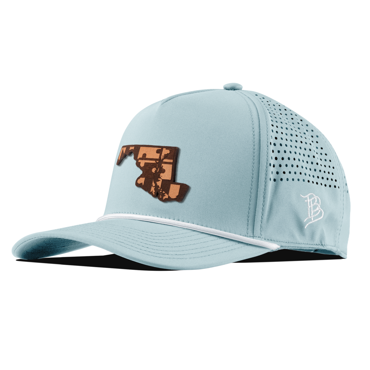 Maryland 7 Tan Curved 5 Panel Rope Bluesky