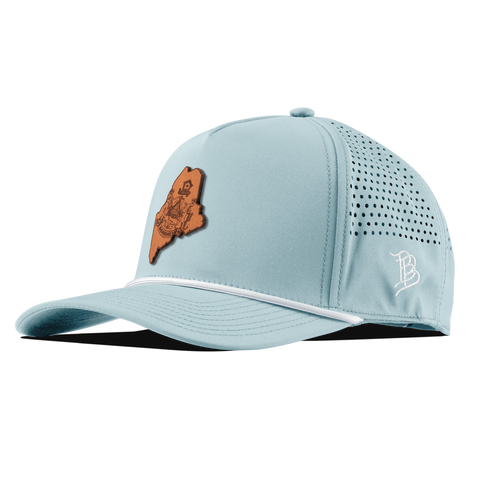 Maine 23 Tan Curved 5 Panel Rope Bluesky