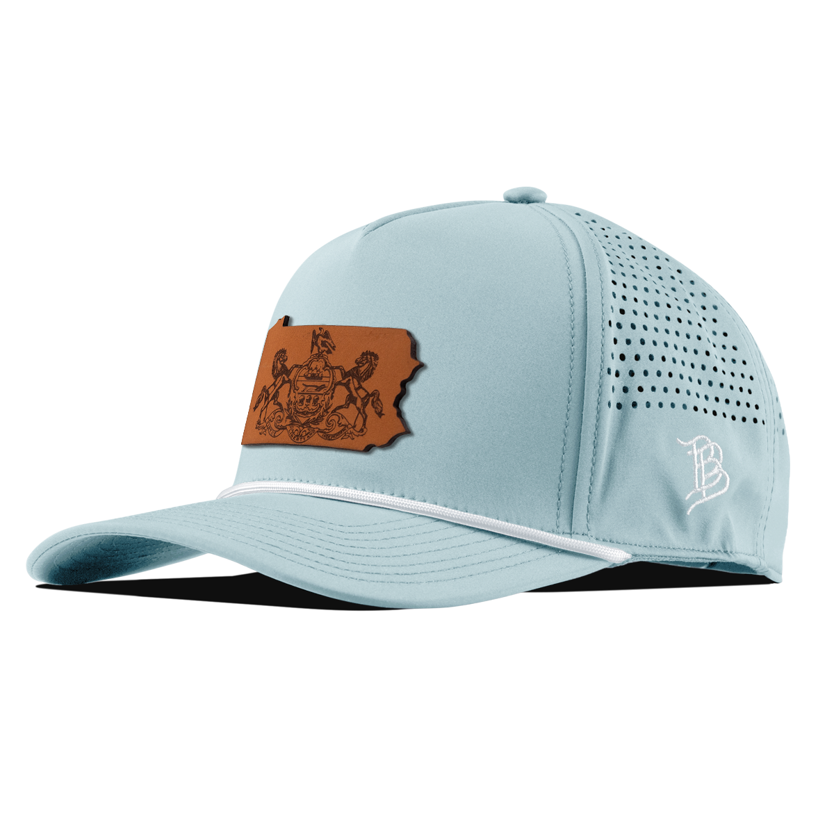 Pennsylvania 2 Tan Curved 5 Panel Rope Bluesky