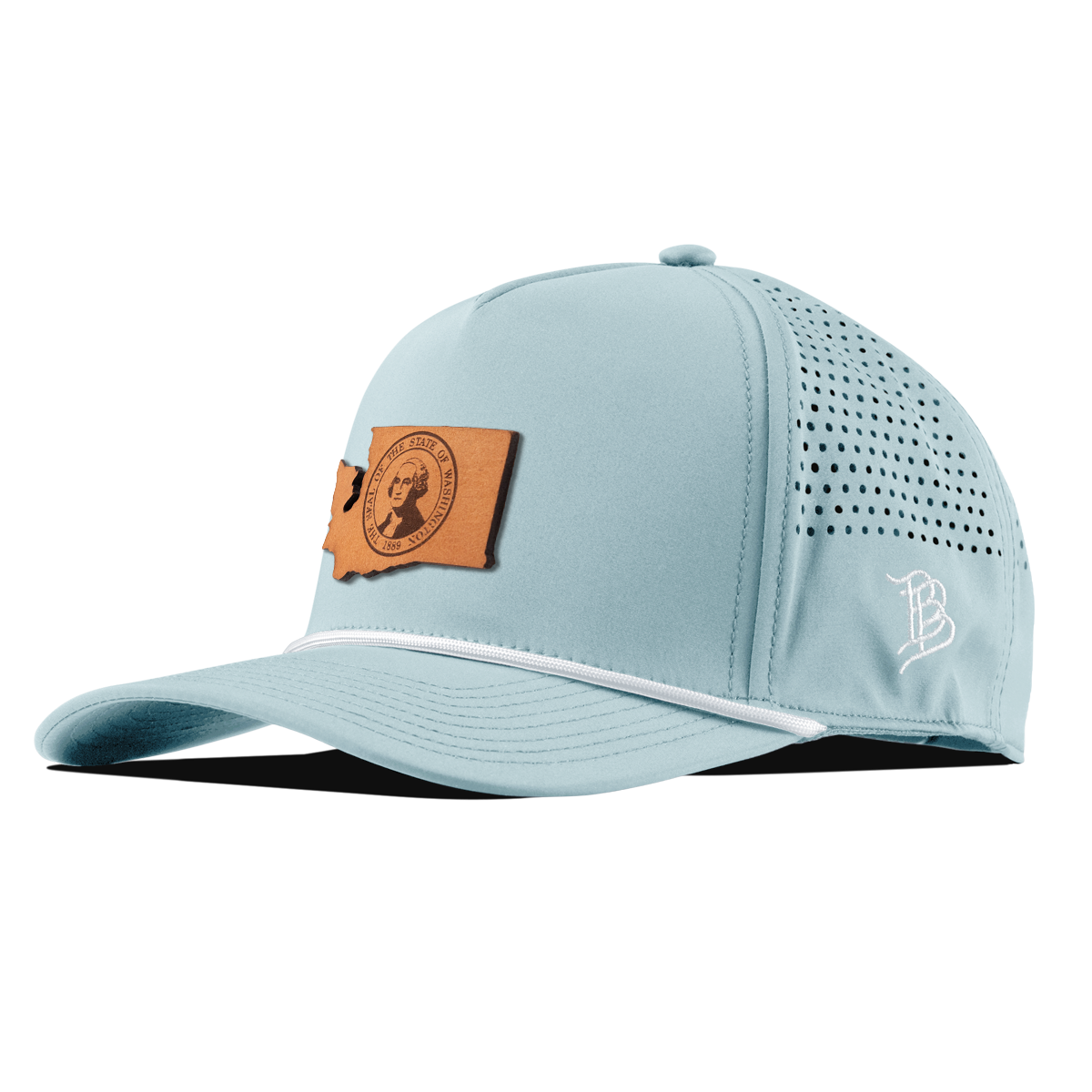 Washington 42 Tan Curved 5 Panel Rope Bluesky