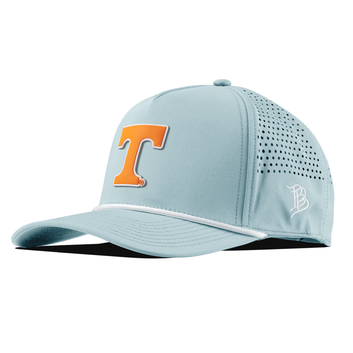 University of Tennessee "Tennessee Block" Curved 5 Panel Rope Sky Blue/White