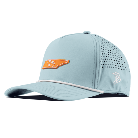 University of Tennessee "Tennessee Orange" Curved 5 Panel Rope Sky Blue/White