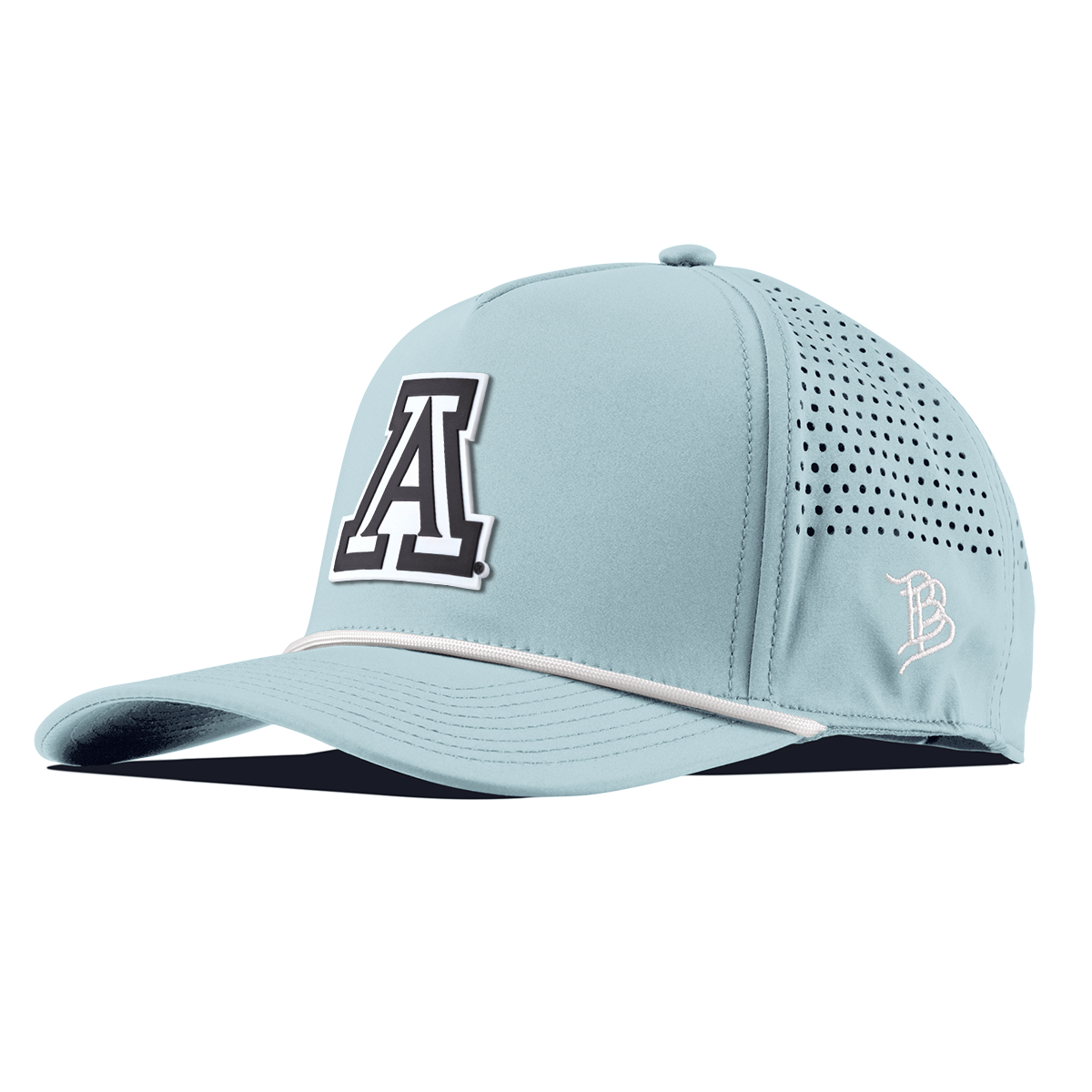University of Arizona "Vintage Arizona Block" Curved 5 Panel Rope Sky Blue