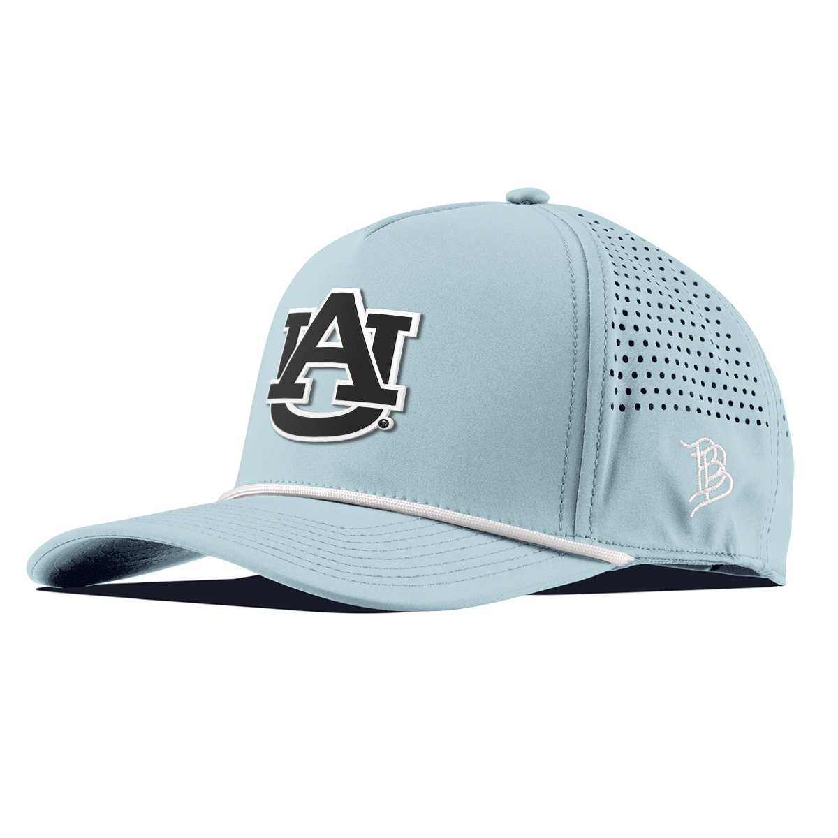 Auburn University "Vintage Auburn Team Logo" Curved 5 Panel Rope Sky Blue