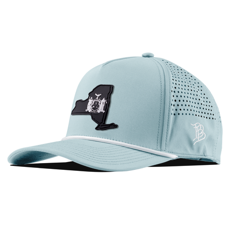 New York Vintage Curved 5 Panel Rope Sky Blue