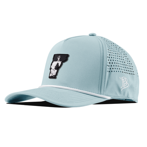 Vermont Vintage Curved 5 Panel Rope Sky Blue