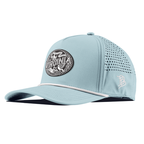 Virginia Traveler Curved 5 Panel Rope Sky Blue