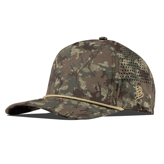 Bare Curved 5 Panel Rope Timber Camo