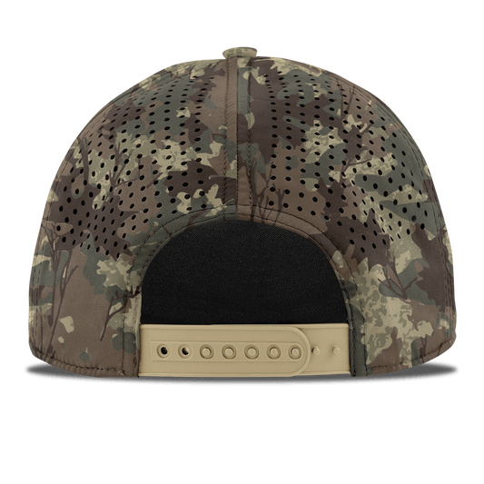 Midnight Espresso Club Curved 5 Panel Rope Timber Camo