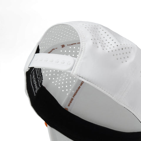 University of Texas "Vintage Texas Longhorn" Curved 5 Panel Rope White + Burnt Orange Rope