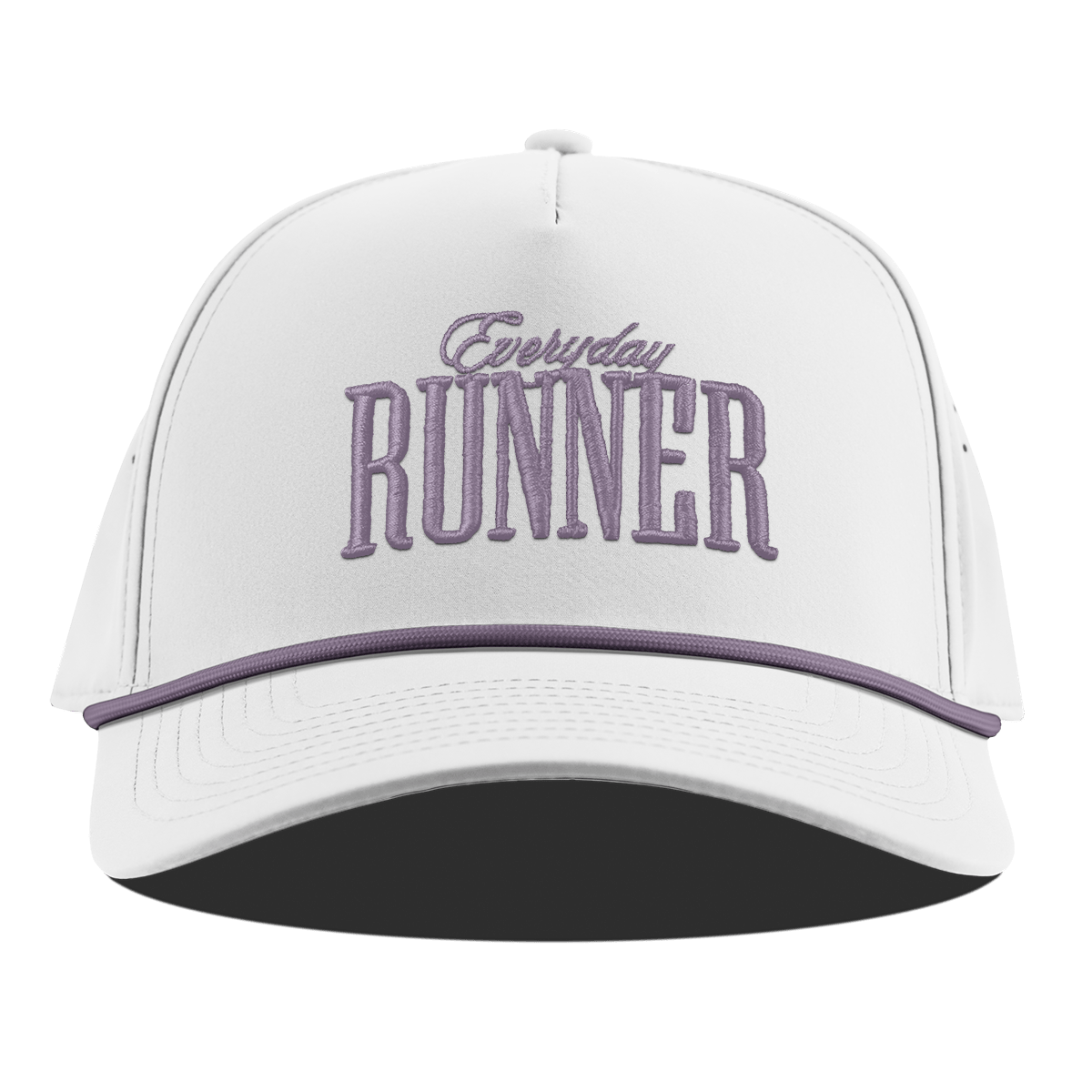 Everyday Runner Curved 5 Panel Rope White + Purple ROpe