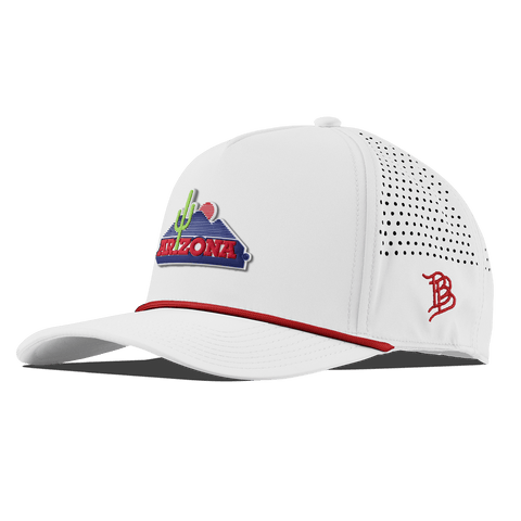 University of Arizona "OG Arizona" Curved 5 Panel Rope White + Red Rope