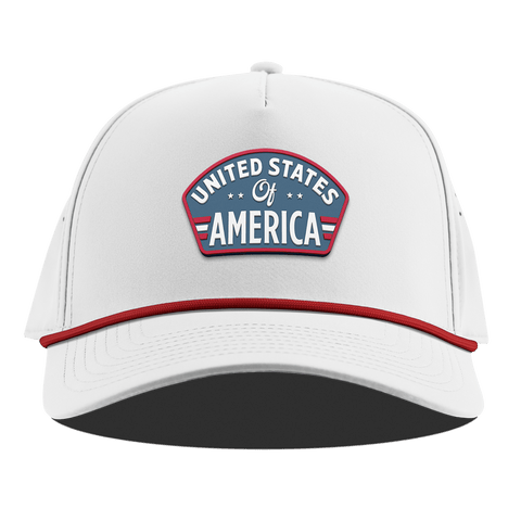 United States of America Badge Curved 5 Panel Rope