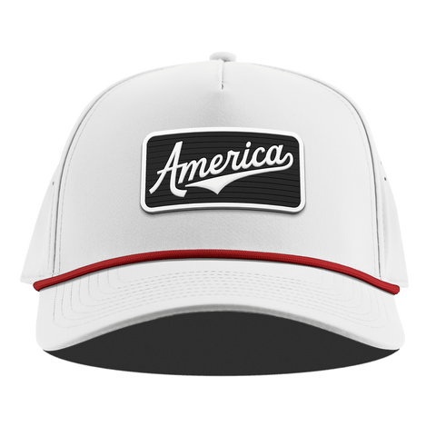 Vintage America Badge Curved 5 Panel Rope