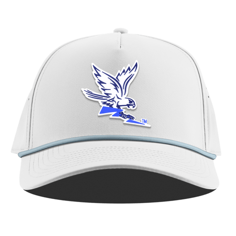 Air Force "Air Force Academy Falcon" Curved 5 Panel Rope White + Sky Blue Rope