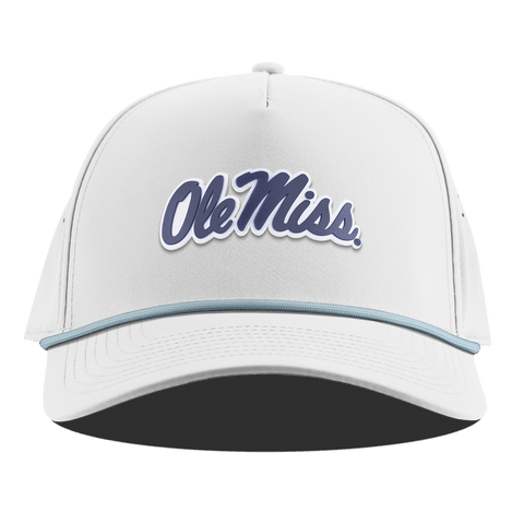 University of Mississippi "Ole Miss Navy Script" Curved 5 Panel Rope