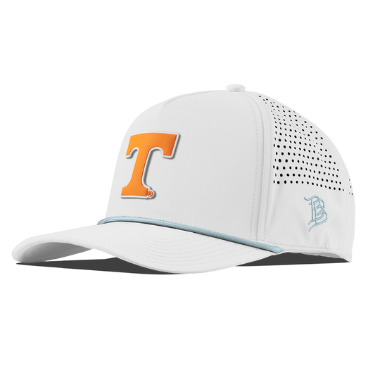 University of Tennessee "Tennessee Block" Curved 5 Panel Rope White + Sky Blue Rope