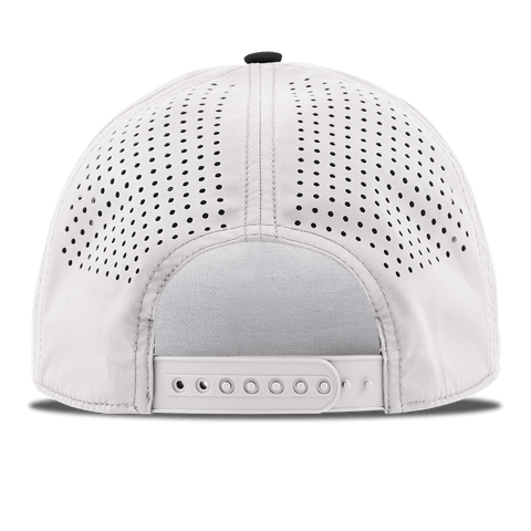 XL Vintage America Badge Curved 5 Panel Rope Back White/Black
