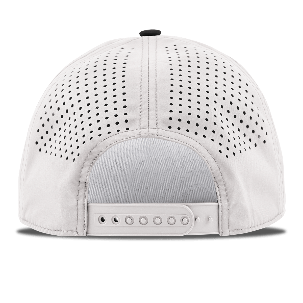 XL USA America Badge Curved 5 Panel Rope Back White/Black