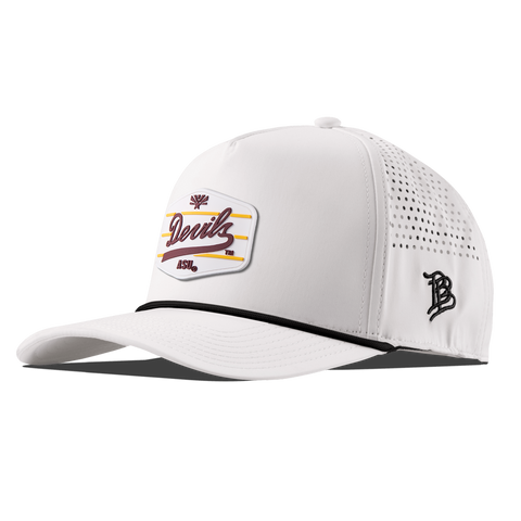 Arizona State University "ASU Devils" Curved 5 Panel Rope White