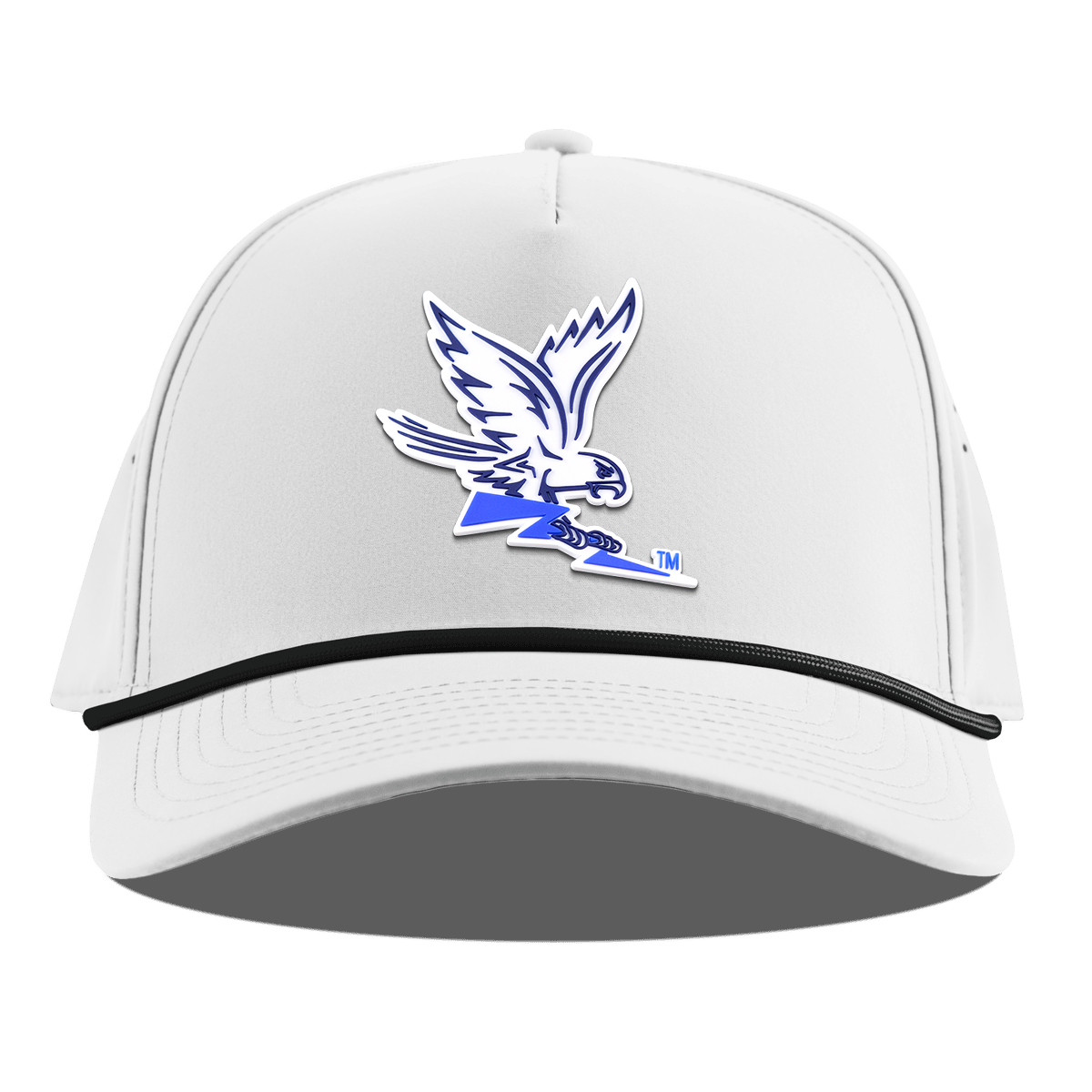 Air Force "Air Force Academy Falcon" Curved 5 Panel Rope White