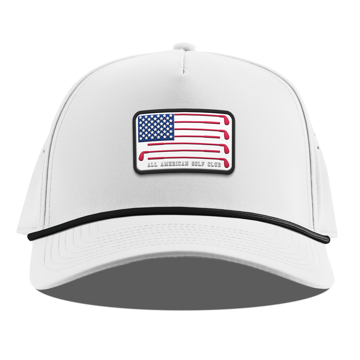 Hailey Ostrom "All American Golf Club" Curved 5 Panel Rope White