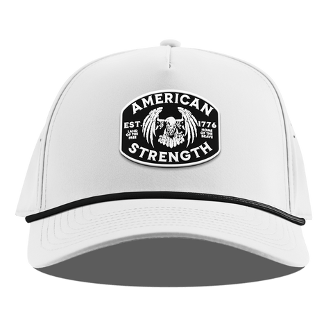 American Strength Curved 5 Panel Rope White
