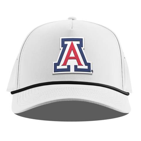 University of Arizona "Arizona Block" Curved 5 Panel Rope White