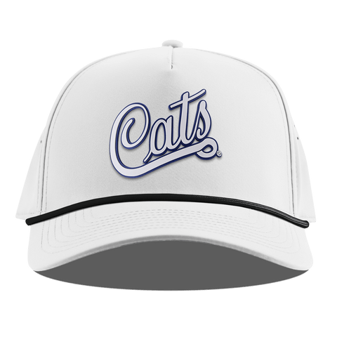 University of Arizona "Arizona Cats Script" Curved 5 Panel Rope White