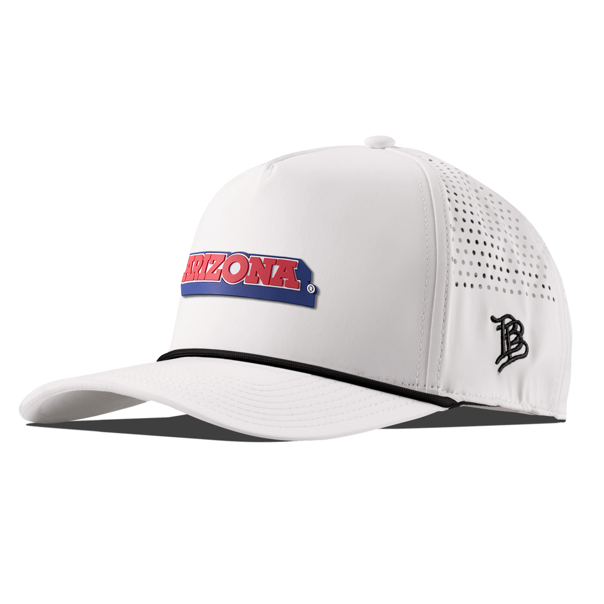 University of Arizona "Arizona Collegiate" Curved 5 Panel Rope White