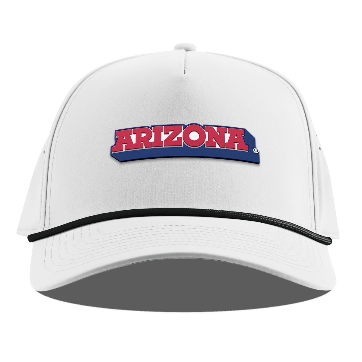 University of Arizona "Arizona Collegiate" Curved 5 Panel Rope White