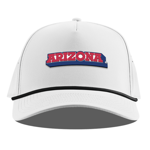 University of Arizona "Arizona Collegiate" Curved 5 Panel Rope White