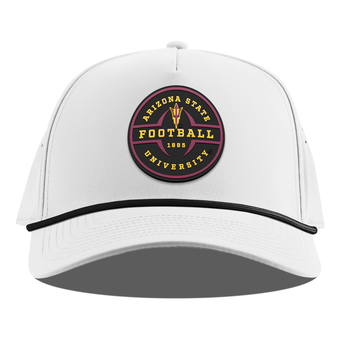 Arizona State University "Arizona State Football Legacy" Curved 5 Panel Rope White