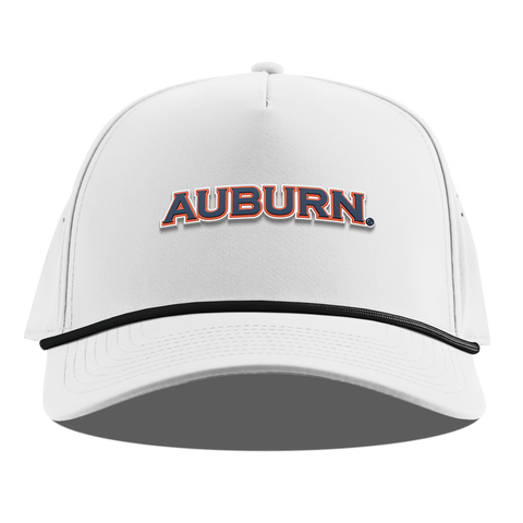 Auburn University "Auburn Block" Curved 5 Panel Rope White