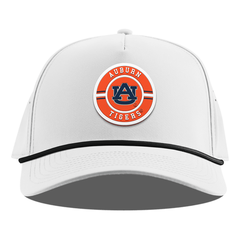 Auburn University "Auburn Seal" Curved 5 Panel Rope White