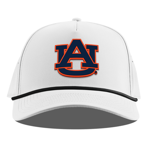 Auburn University "Auburn Team Logo" Curved 5 Panel Rope White