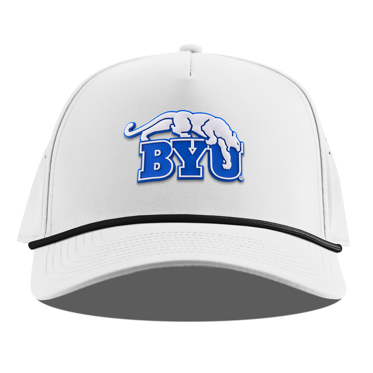 BYU "BYU Cougars" Curved 5 Panel Rope White