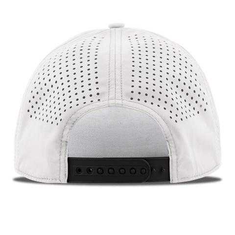 XL Vintage America Badge Curved 5 Panel Rope Back White