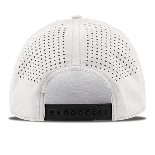 Texas A&M University "Aggies Script" Curved 5 Panel Rope Back White