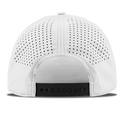 American Strength Curved 5 Panel Rope Back White