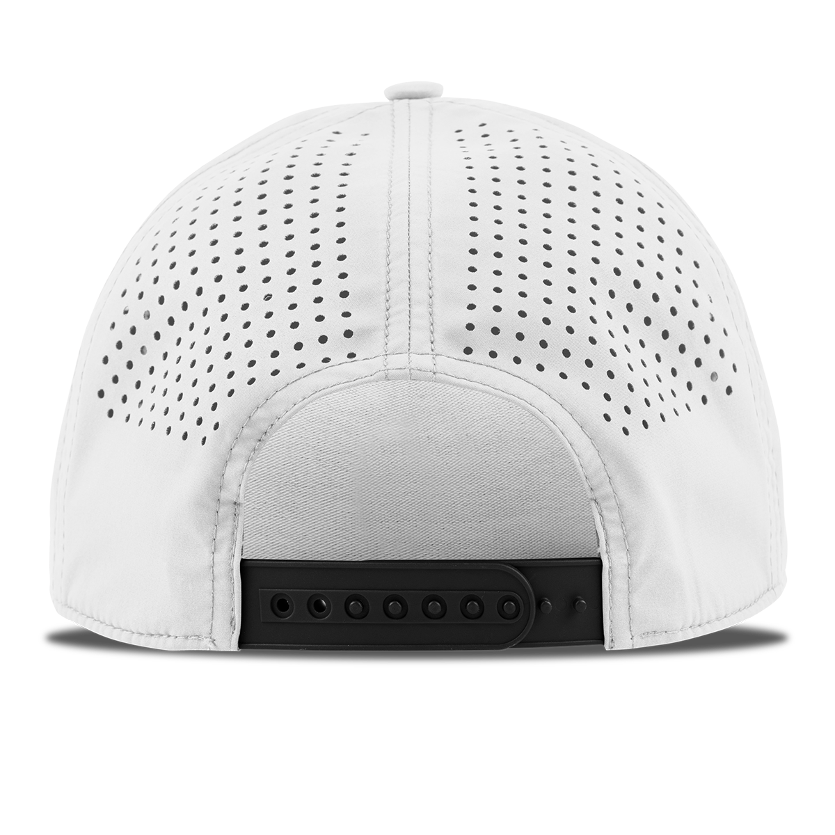 Salute PVC Curved 5 Panel Rope Back White