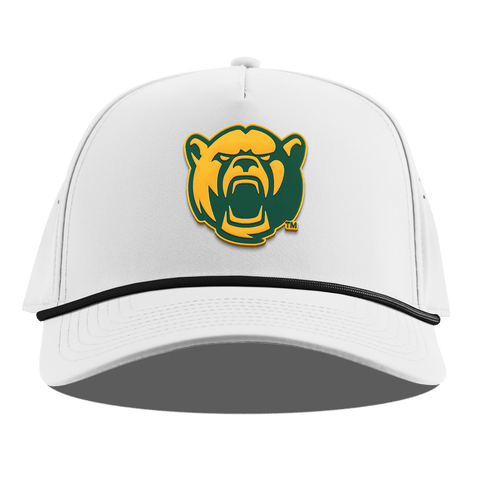 Baylor University "Baylor Bear" Curved 5 Panel Rope White