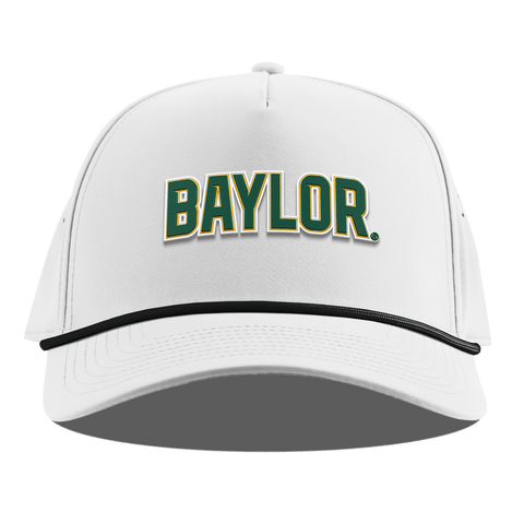 Baylor University "Baylor Block" Curved 5 Panel Rope White
