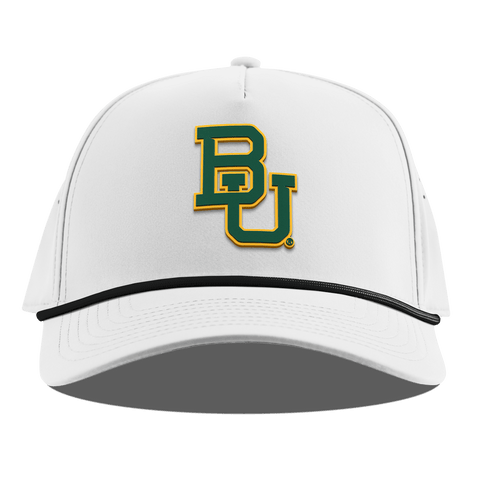 Baylor University "Baylor Team Logo" Curved 5 Panel Rope White