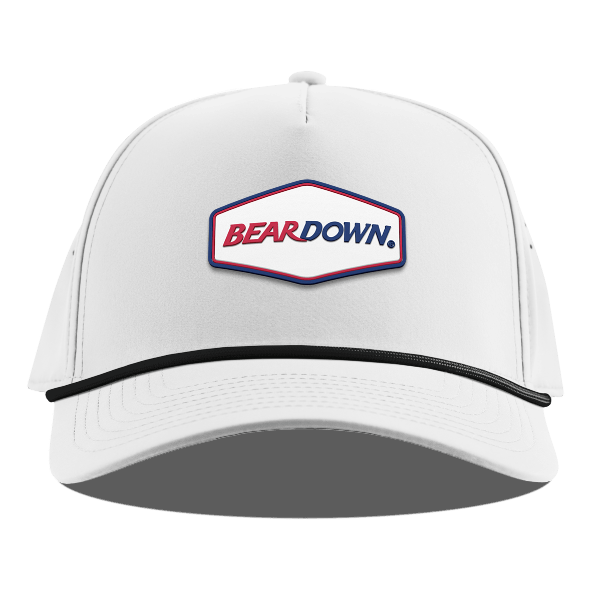 University of Arizona "Bear Down Arizona" Curved 5 Panel Rope White