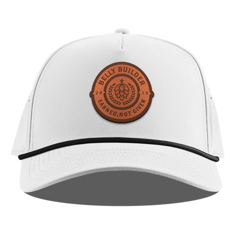 Belly Builder Curved 5 Panel Rope White 