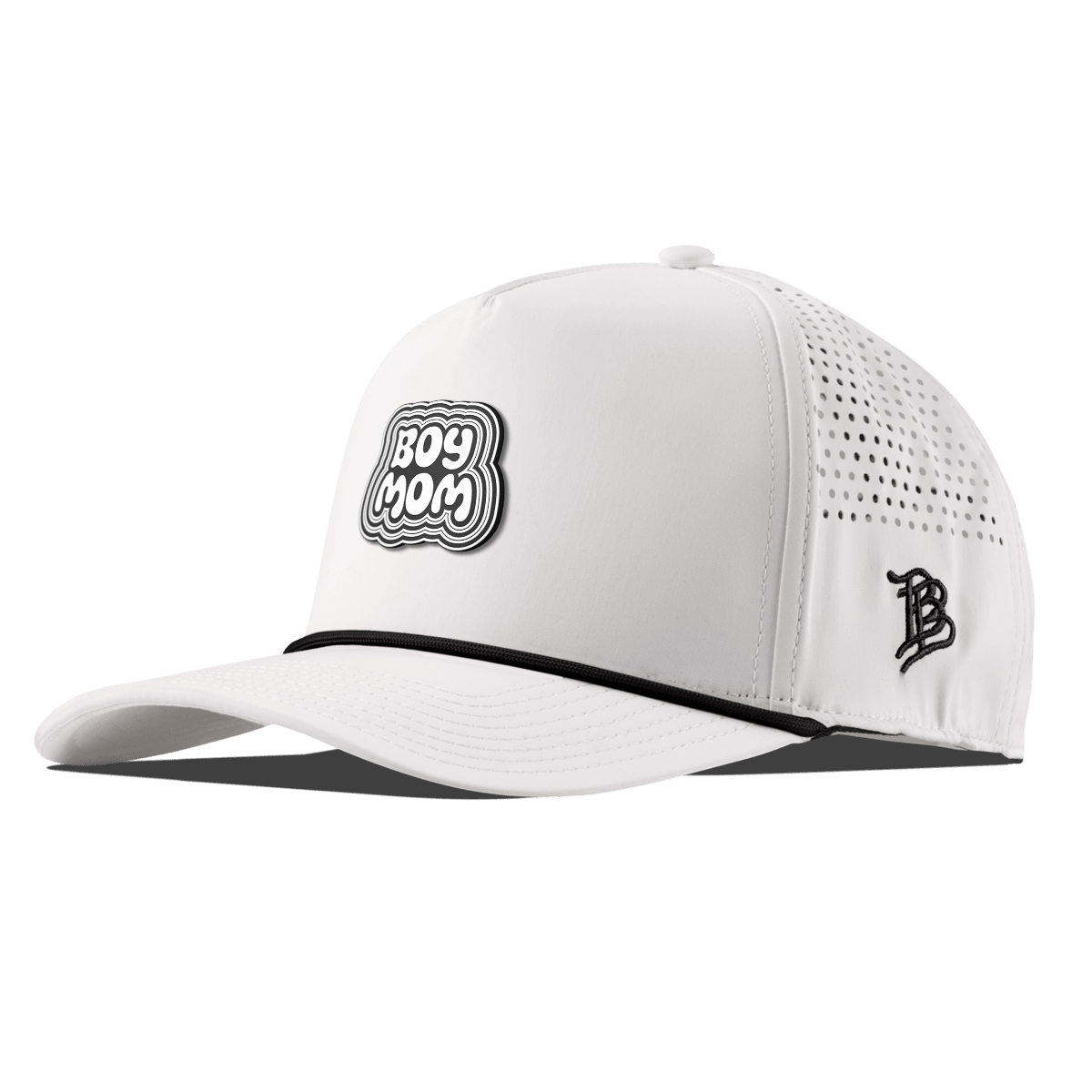 Boy Mom Curved 5 Panel Rope White