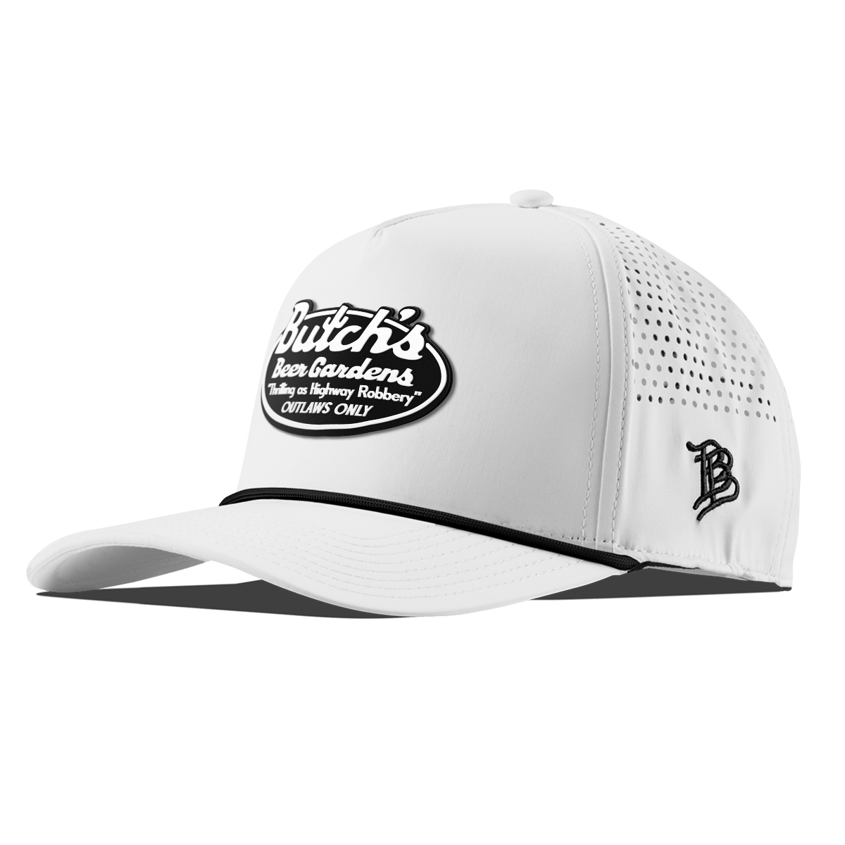 Butch’s Beer Garden Curved 5 Panel Rope White